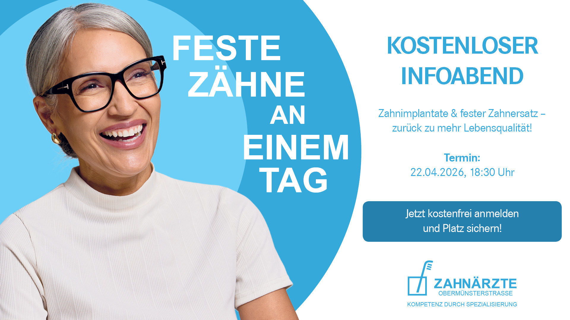 PopUp - Infoabend "Feste Zähne an einem Tag"
